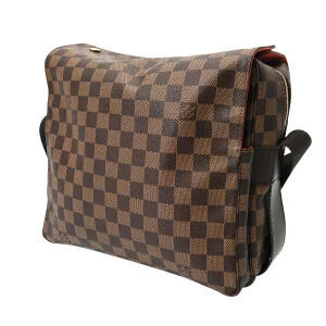 Louis Vuitton Naviglio Canvas Brown Bag Shoulder Damier